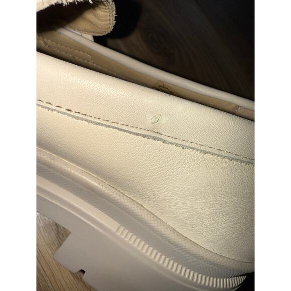 Portland Patina Leather Chunky Loafers - Bone - size 10.5 - S12 - Picture 12 of 12